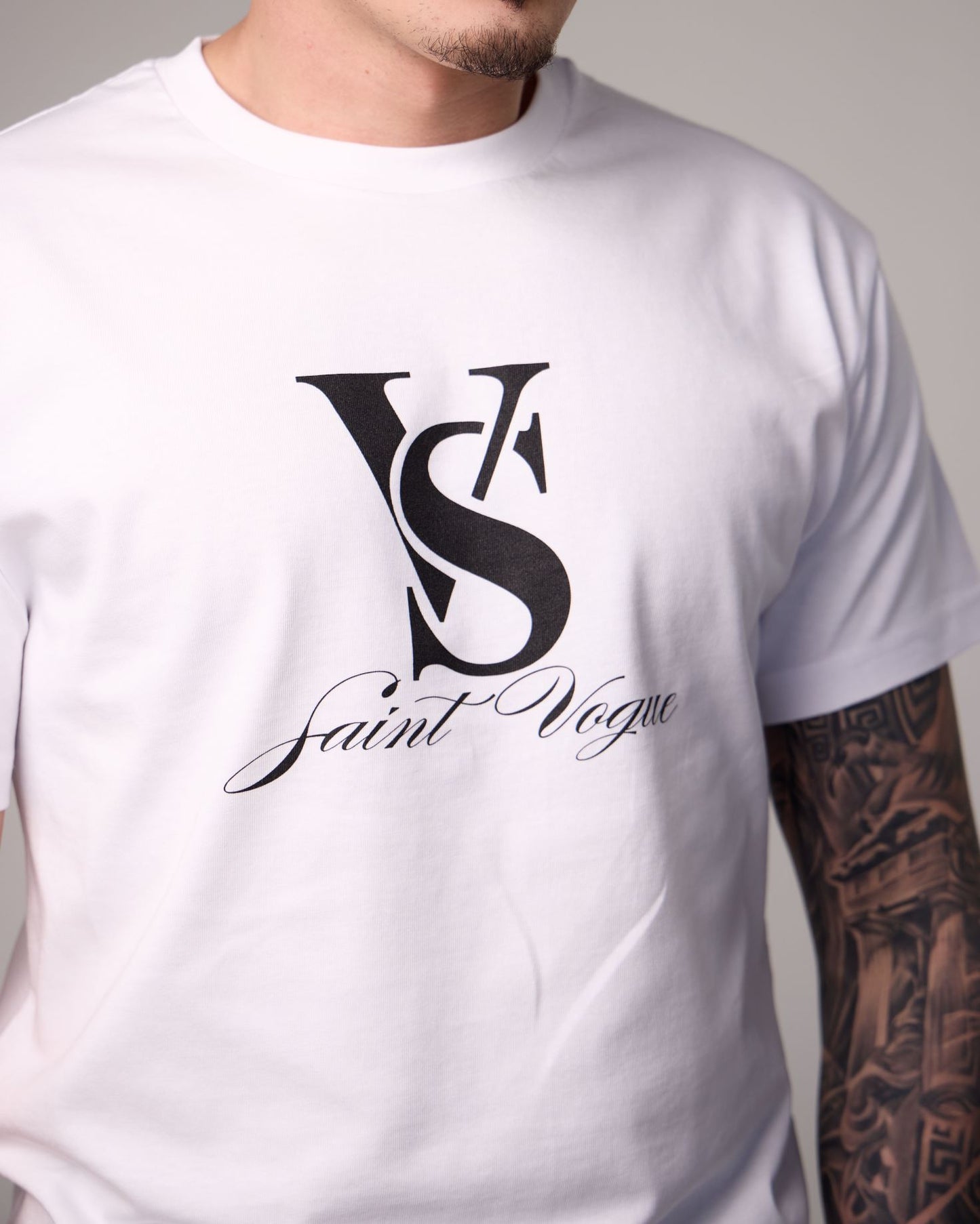 Gold Monogram Tee