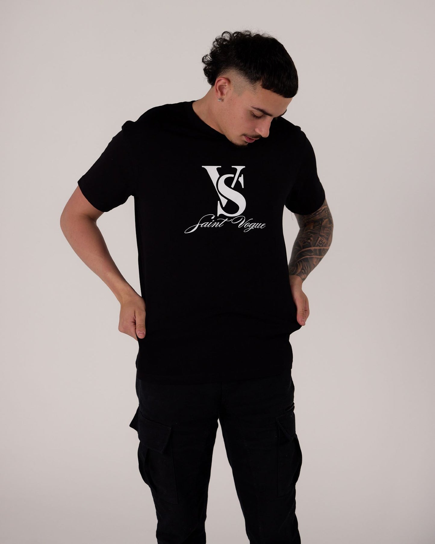 Gold Monogram Tee
