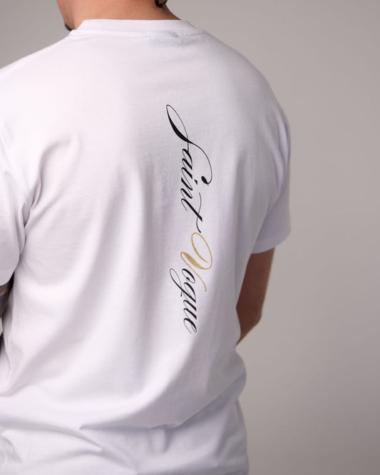 Gold Monogram Tee